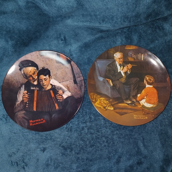Norman Rockwell plates - Picture 1 of 6